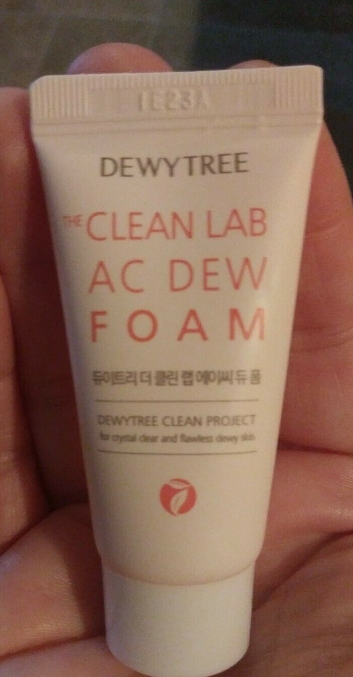DEWYTREE The Clean Lab AC Dew Foam 0.52oz/15ml Travel Size Sealed, FREE