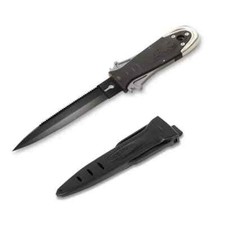 COLTELLO SUBACQUEO OMER MAXI LASER SUB PESCA APNEA ACCIAIO INOX KNIFE IMMERSIONE