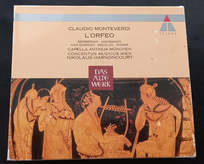 Cladio Monteverdi L Orfeo CD Box Set   Conductor Nikolaus Harnocourt