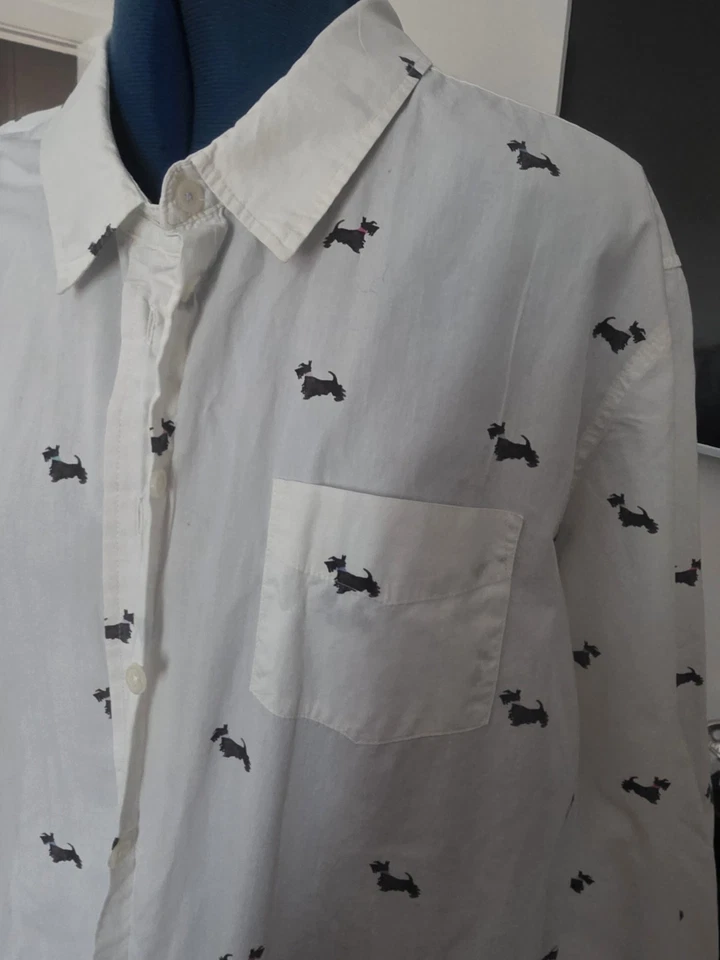 Camisa Estampado Joules Lucie BLANCA UK 20 Foto 2 de 2