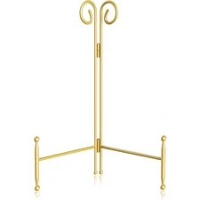 Metal Easel Plate Stand 6 Inch Display Holder for Photos Books Cards Art