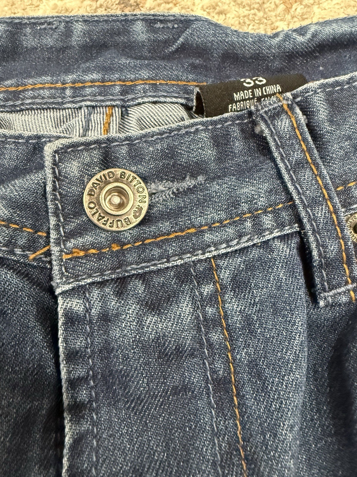 Buffalo David Bitton Jeans 33x30 Basic Straight F… - image 2