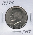 1974 D Kennedy Half Dollar K087 !!!Free Shipping!!!