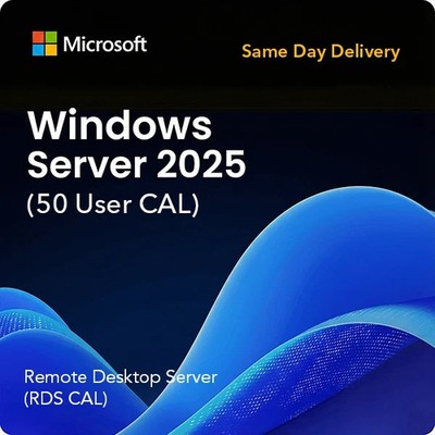 Windows Remote Desktop Server (RDS CAL) 2025 (50 User CAL)