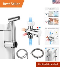 Hot and Cold Handheld Bidet Sprayer for Toilet, Warm Water Bidet with Adjusta...