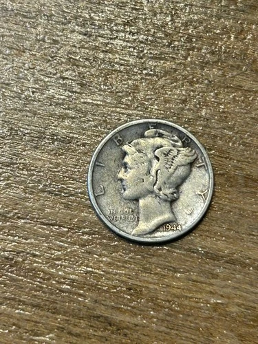 1944D Mercury Dime VF