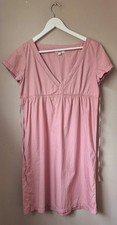 Ladies Hush Midi Dress Dusty Pink Summer Casual Size S/M