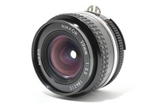 Nikon Ai NIKKOR 20mm F3.5 Black Lens MF F mount Ultra wide Travel Creative