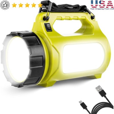 Cree LED Lantern USB Rechargeable Power Bank Flashlight 1000 Lumens Waterproof