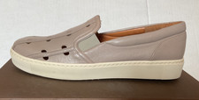 Chie Mihara Zanca Leather Perforated Loafer Shoes Lorain Stone Size  37,5 Spain