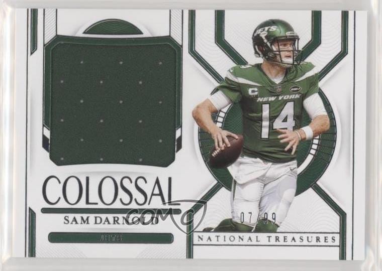 2020 Panini National Treasures Colossal Materials /99 Sam Darnold #CM-SD 6fs
