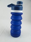Collapsible Travel Water Bottle 18oz Food Grade Silicone Portable Camping Water