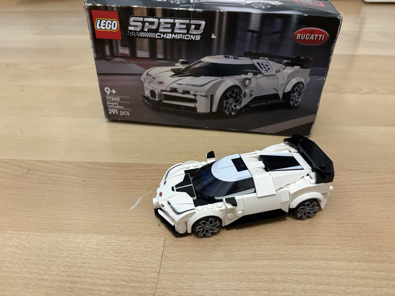 LEGO Speed Champions Bugatti Centodieci 77240 Set completo 291 pz 2024 9+