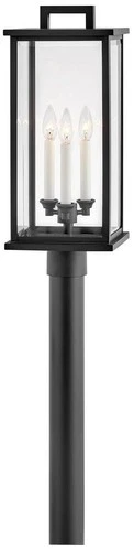 Hinkley Weymouth 22 1/4" High Black Outdoor Post Light - Picture 2 of 3