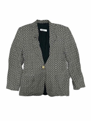 Vintage Blazer Marella 100% Seide Rock Anzug Damen Gr.42 Selten