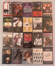 Rock 80s  90s Cassette Tape Lot 20 Vintage Genesis Stewart Police Legends, RARE