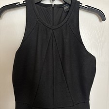 Armani Exchange Size 4 black Cocktail Dress Mini Dress Baby Doll