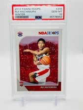 Rui Hachimura 2019 Panini NBA Hoops Winter PSA 10 RC Wizards Basketball Card