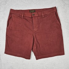 Filson Men's 36 Maroon Red Canvas Granite Mountain Shorts Outdoor Utility Rugged