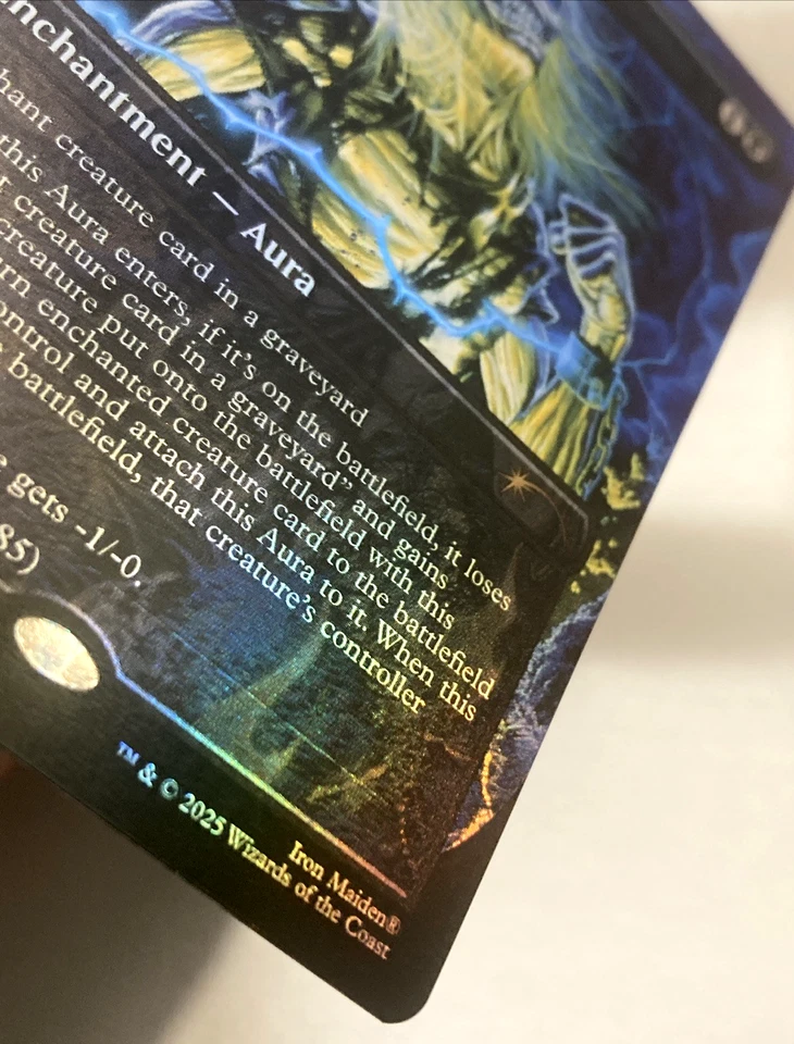 MTG Animate Dead (Rainbow Foil) Secret Lair x Iron Maiden 2189 NM - Image 3 of 4