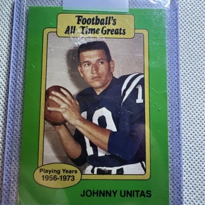 Johnny Unitas Ootball Alltime Great 1956 To 73