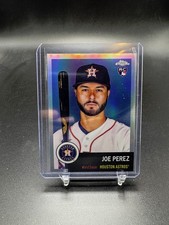 Joe Perez Rookie Refractor 2022 Topps Chrome Platinum Anniversary #307 RC Astros