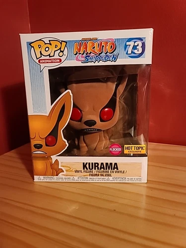 Funko Pop! Vinyl Super 6 in: Naruto Shippuden - Kurama (Flocked) - Hot Topic #73
