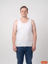 Vintage BUAS Tanktops  Heren  maat  L Wit