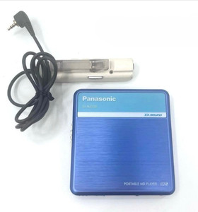 Panasonic SJ-MJ100 Compact Portable MD Player MDLP 16GB Blue 2005 Japan