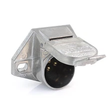 7-Way Connector Socket- Die Cast With Split Pins-  ( Pack of 1)