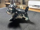 Vintage Black & White Scottish Terrier Dog Figurine