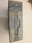 VINTAGE WW1 US MILITARY Browning M1917 Machine Gun WOOD AMMO BOX Original