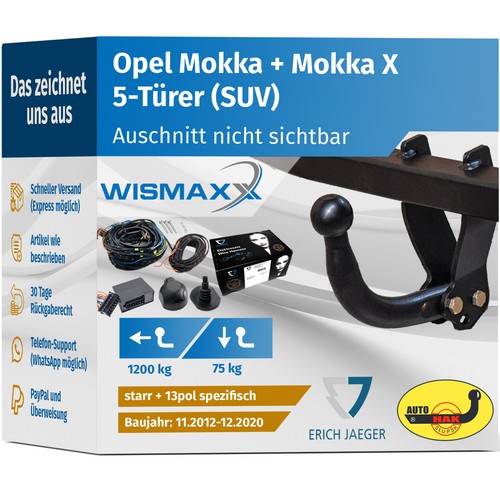 Anhangerkupplung Opel Mokka