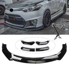 Front Bumper Lip Splitter Spoiler+Strut Rods For Chevy Camaro