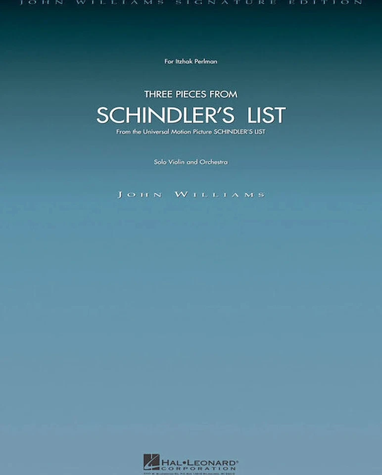 Three Pieces from Schindler's List - (Solo Violin and Orchestra) - Image 2 of 4