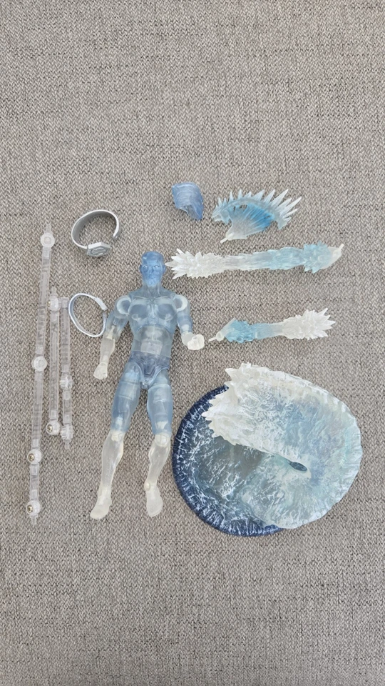 Figura 7" Diamond Select Toys, Marvel Select Iceman 100% Completa, Exhibida  Foto 2 de 3