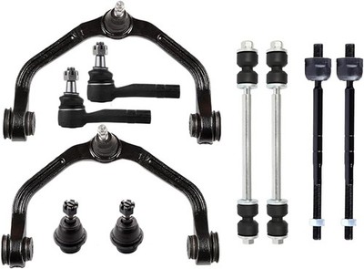10-Piece Control Arm Suspension Kit with Ball Joints for 1998-2011 Ford