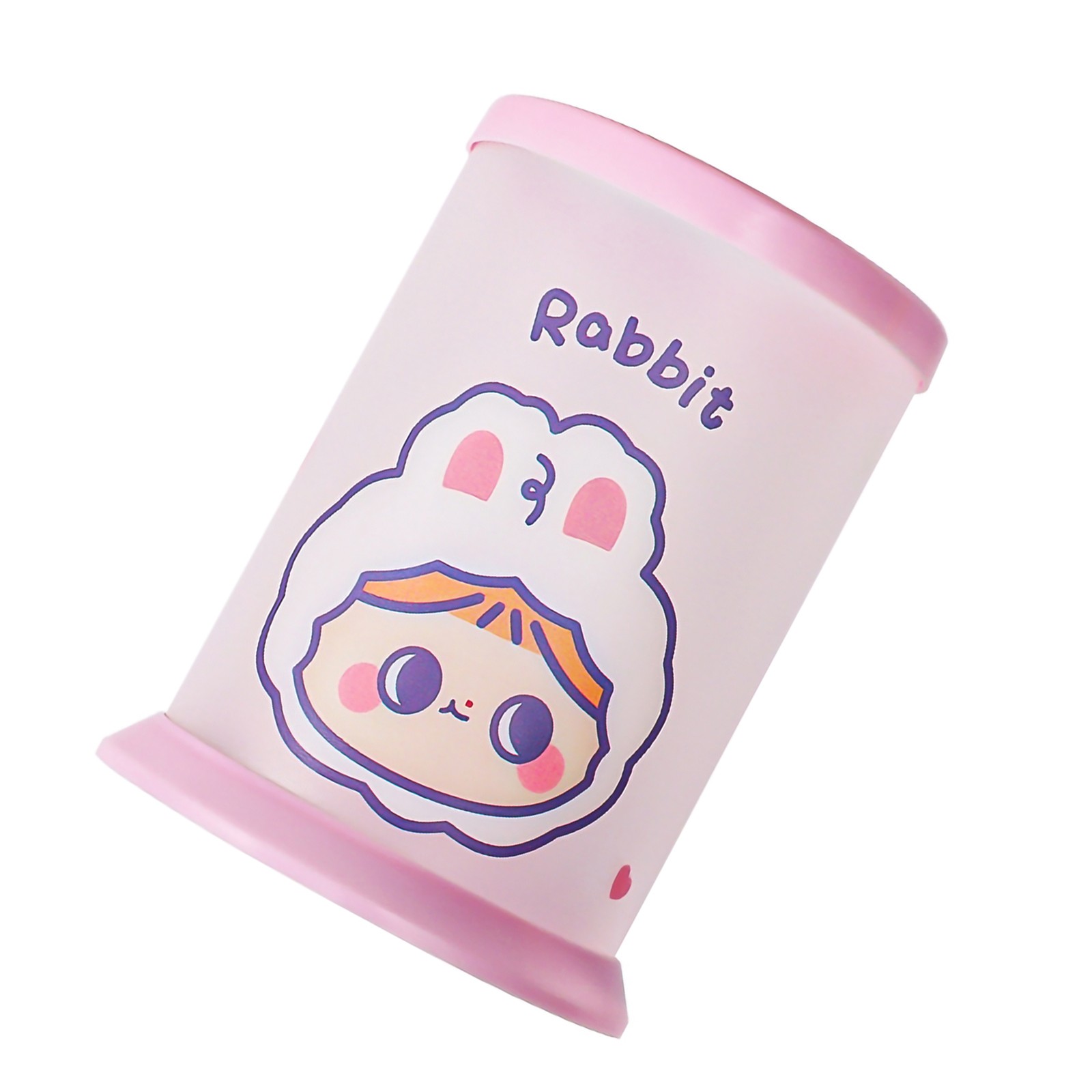 Folding Pen Holder Cute Cartoon Round Folding Pen Holder Student Office Desk Sta