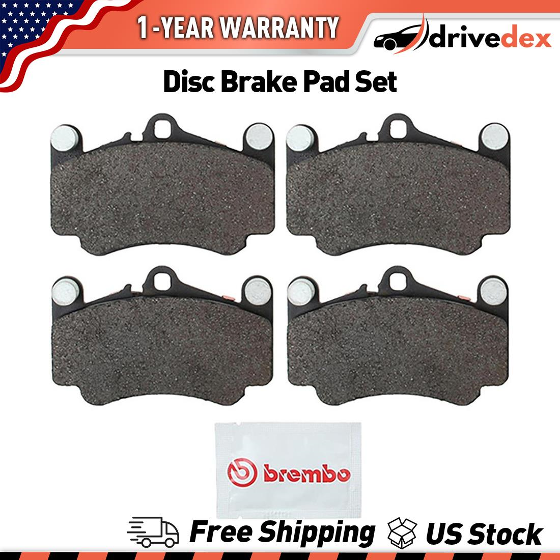 Brembo Brake Pads Ceramic Pads Front Kit (4pcs) For 2001-2012 Porsche 911