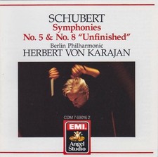 Schubert symphonies No. 5 No. 8 - CD C8VG The Cheap Fast Free Post