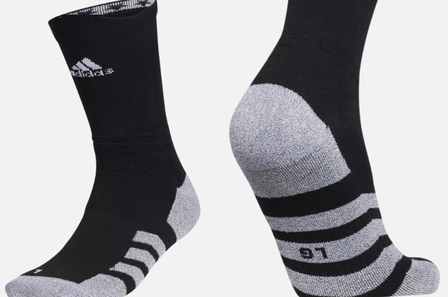 Adidas 5 Star Traxion Compression Arch AeroReady Black 2 Pairs Set Crew Socks L