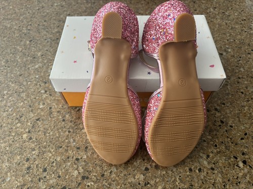Girl Shoes Size 2 Pink High Heels - Picture 3 of 3