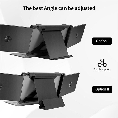 Foldable Display Dual Portable Gaming Monitor FHD IPS USB C Triple Travel Screen - Picture 8 of 15