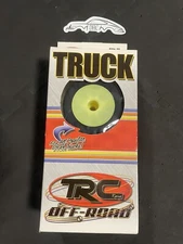 TRC Vintage RC Car Part # TF1012 Mounted Front Tires and Wheels for 1/10th Truck