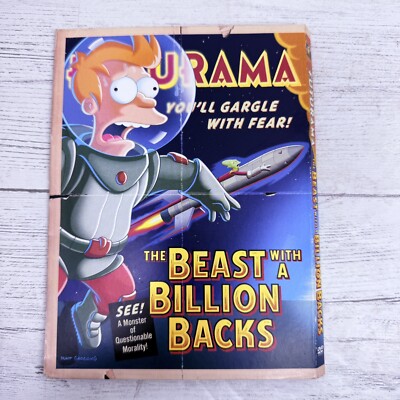 Furama The Beast With A Billion Backs 2008 Dvd Freakish Scuzzy Adult Cartoon