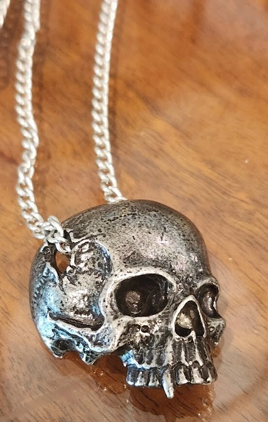 Alquimia de Inglaterra TODO LO QUE QUEDA 2019 Collar Calavera Colgante Gótico 20 pulgadas P886 Foto 2 de 4