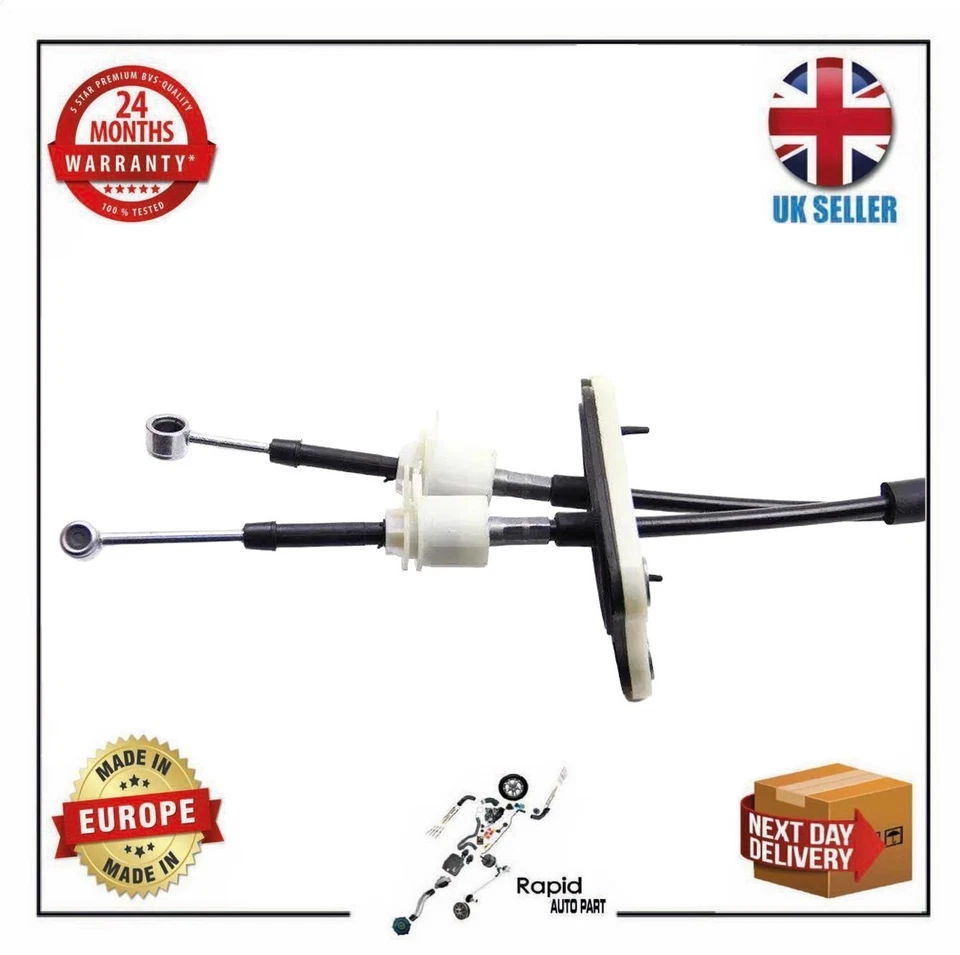 Gear Linkage Transmission Cable For Nemo Fiat Fiorino Peugeot Bipper 1611917080 - Image 3 of 4