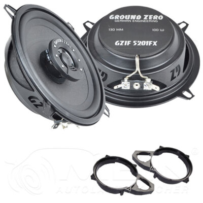 GROUND ZERO LAUTSPRECHER für BMW 3ER E36 Coupe 1992-1999 Heckablage 100W #APUC