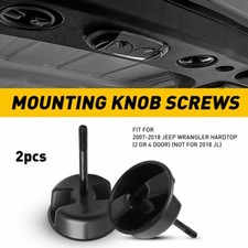 2x Hardtop Top Hard Panel Mounting Screw Knob For 2007-2018 Jeep Wrangler Jk Usa