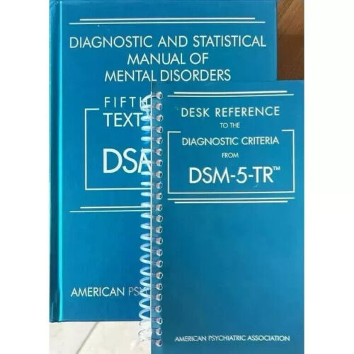 Diagnostic & Statistical Manual Disorders dsm 5tr hardcover + Desk Reference - Picture 2 of 5
